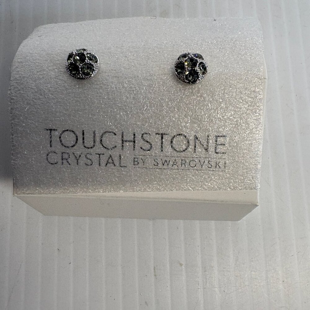 SwarovskiTouchtone Crystal Earings Reverseable